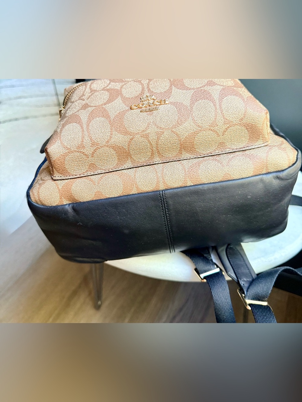 Coach Signature Medium Charlie
Backpack | Khaki/Brown | Customized
Gold Hangtag - Picture 8 of 16